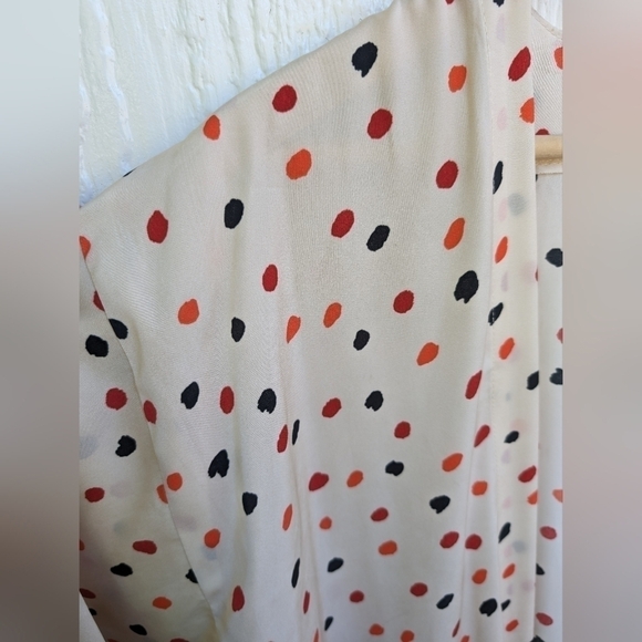 Handmade In Morocco Pokka Dot Boho Chic Hippie Duster Kimono Cover Up - Picture 5 of 5